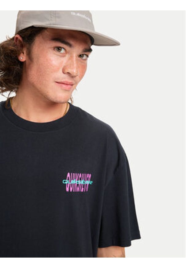 Quiksilver T-Shirt Hw Desert Paradise EQYZT08200 Czarny Comfort Fit. Kolor: czarny. Materiał: bawełna