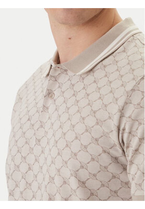 JOOP! Polo JJ-Jessino 30101930 Beżowy Regular Fit. Typ kołnierza: polo. Kolor: beżowy. Materiał: bawełna