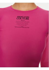 Versace Jeans Couture Body 77HAM221 J0148 Różowy Slim Fit. Kolor: różowy. Materiał: syntetyk