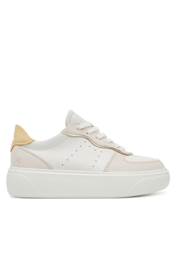 ecco - ECCO Sneakersy Street Platform W 21961361220 Biały. Kolor: biały. Materiał: skóra. Obcas: na platformie