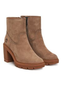 Timberland Botki Allington TB0A26WAEN51 Beżowy. Kolor: beżowy. Materiał: nubuk, skóra #6