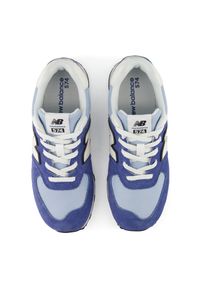 Buty dziecięce New Balance G57450H – granatowe. Okazja: na co dzień, na uczelnię. Kolor: niebieski. Materiał: zamsz, syntetyk, materiał. Szerokość cholewki: normalna. Model: New Balance 574. Sport: turystyka piesza #5