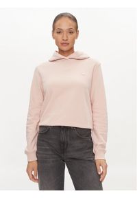 Calvin Klein Jeans Bluza Embro Badge J20J223227 Różowy Regular Fit. Kolor: różowy. Materiał: bawełna #1