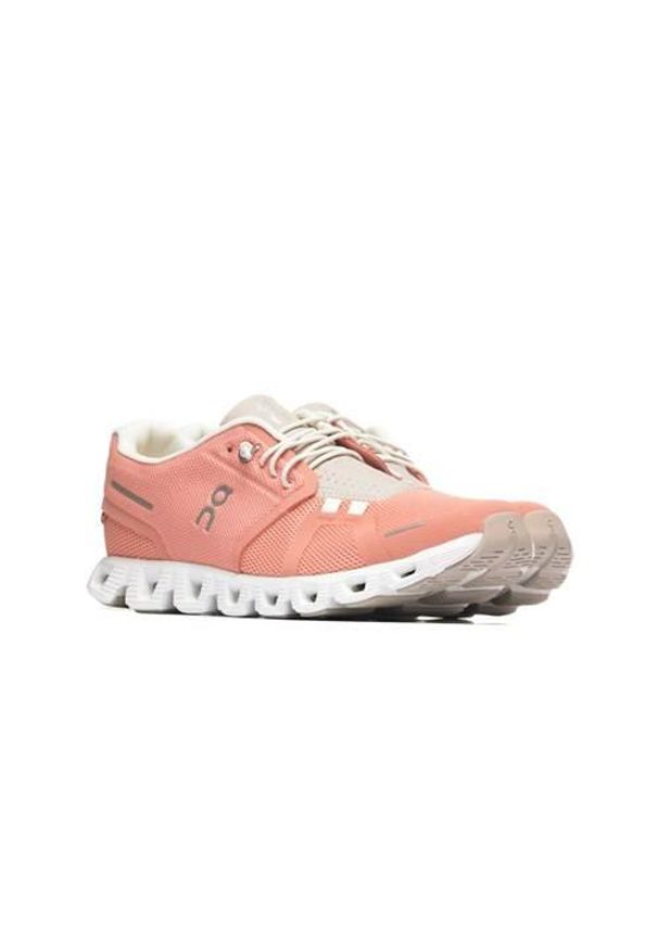 Buty do chodzenia damskie On Running Cloud 5. Zapięcie: sznurówki. Kolor: różowy, wielokolorowy. Materiał: syntetyk, tkanina, materiał. Szerokość cholewki: normalna. Sport: bieganie, turystyka piesza