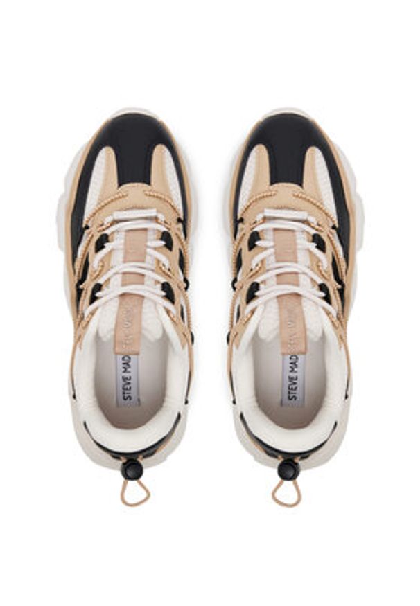 Steve Madden Sneakersy Spectator SM11002961 Beżowy. Kolor: beżowy. Materiał: materiał