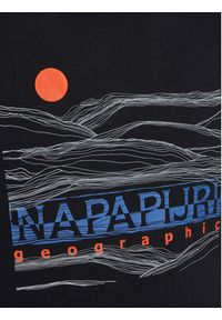 Napapijri T-Shirt S-Buti NP0A4INM Czarny Regular Fit. Kolor: czarny. Materiał: bawełna #8