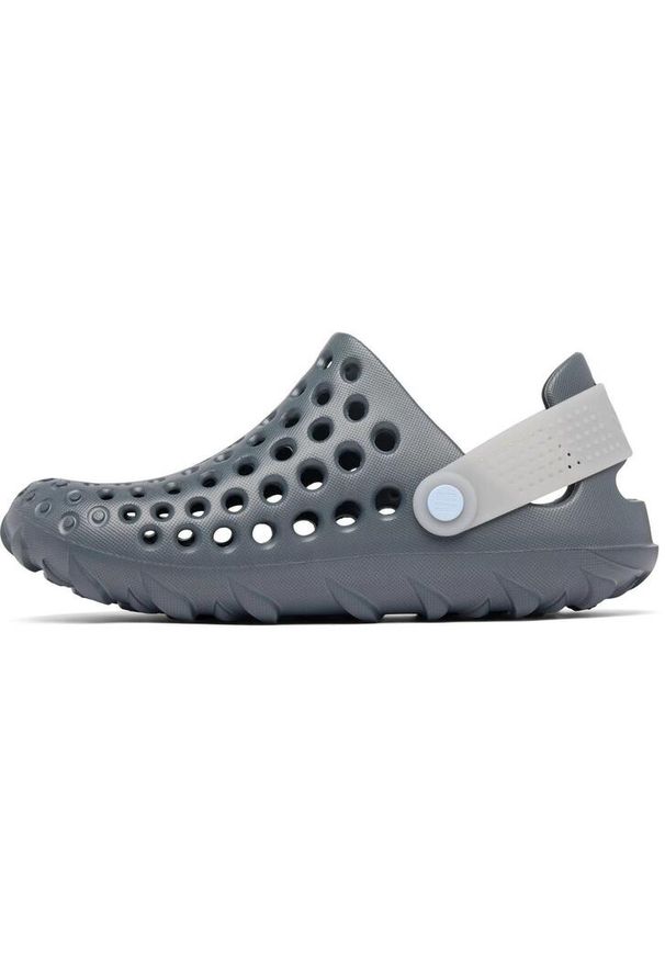 columbia - Damskie kapcie Columbia Creeksider. Kolor: szary. Styl: sportowy