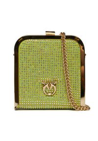 Pinko Torebka Box Clutch 101514 A159 Zielony. Kolor: zielony