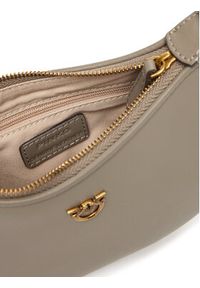 Pinko - PINKO Torebka Half Moon Baby PE 25 PLTT 103538 A0F1 Beżowy. Kolor: beżowy. Materiał: skórzane
