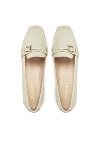 Pollini Lordsy PA10121C0MPF0105 Écru. Materiał: skóra