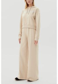 Guess - GUESS Beżowa bluza damska z cyrkoniami Primula, Rozmiar L. Kolor: beżowy #4