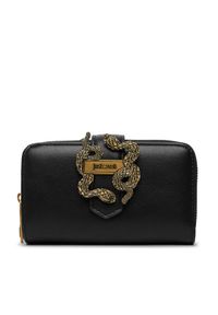 Just Cavalli Portfel 80RA5PA4 ZSA89 Czarny. Kolor: czarny. Materiał: skóra #1