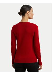 Lauren Ralph Lauren - LAUREN RALPH LAUREN Sweter 200919114016 Czerwony Slim Fit. Kolor: czerwony. Materiał: bawełna