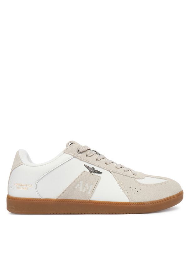 Sneakersy Aeronautica Militare. Kolor: biały
