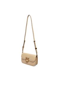 Pinko - PINKO Torebka Love Box Baguette Al 25-26 PLTT 105083 A26L Beżowy. Kolor: beżowy. Materiał: skórzane #3
