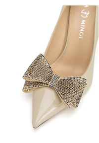 Eva Minge Czółenka ANEMONE-V1892-116-2 Beżowy. Kolor: beżowy. Materiał: skóra, lakier #3