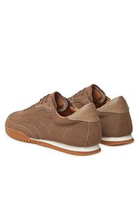 BOSS Sneakersy Careton 50548707 Brązowy. Kolor: brązowy. Materiał: skóra, zamsz #3