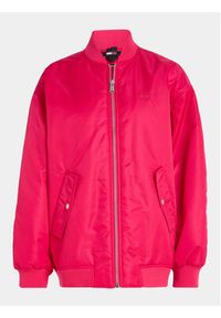 Tommy Jeans Kurtka bomber Tonal DW0DW16563 Różowy Oversize. Kolor: różowy. Materiał: syntetyk