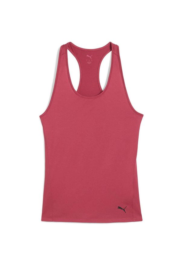 Podkoszulek Puma W Tad Essential Racerback Tank Port, Kobiety. Kolor: różowy. Materiał: materiał, poliester