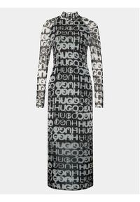 Hugo Sukienka codzienna Nortensis 50508573 Czarny Slim Fit. Okazja: na co dzień. Kolor: czarny. Materiał: syntetyk. Typ sukienki: proste. Styl: casual #6