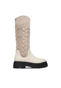 Liu Jo Botki Love 65 SF5121 TX330 Écru. Materiał: skóra #3