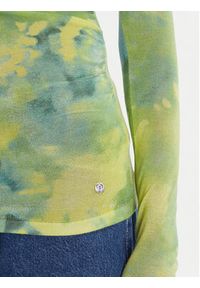 Desigual Golf Calgary 25WWJF37 Zielony Regular Fit. Typ kołnierza: golf. Kolor: zielony. Materiał: wiskoza #3