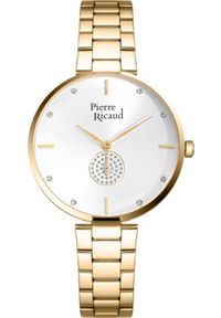 Zegarek Pierre Ricaud Zegarek damski Pierre Ricaud P22066.1193Q CYRKONIE złoty. Kolor: złoty #1