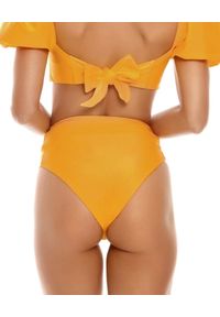 AGUA BENDITA - Dół od bikini Arabella Lily. Stan: podwyższony. Kolor: żółty. Materiał: materiał. Wzór: aplikacja #5