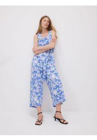 Reserved - Kombinezon z wiskozą i dodatkiem lnu - wielobarwny. Materiał: len, wiskoza