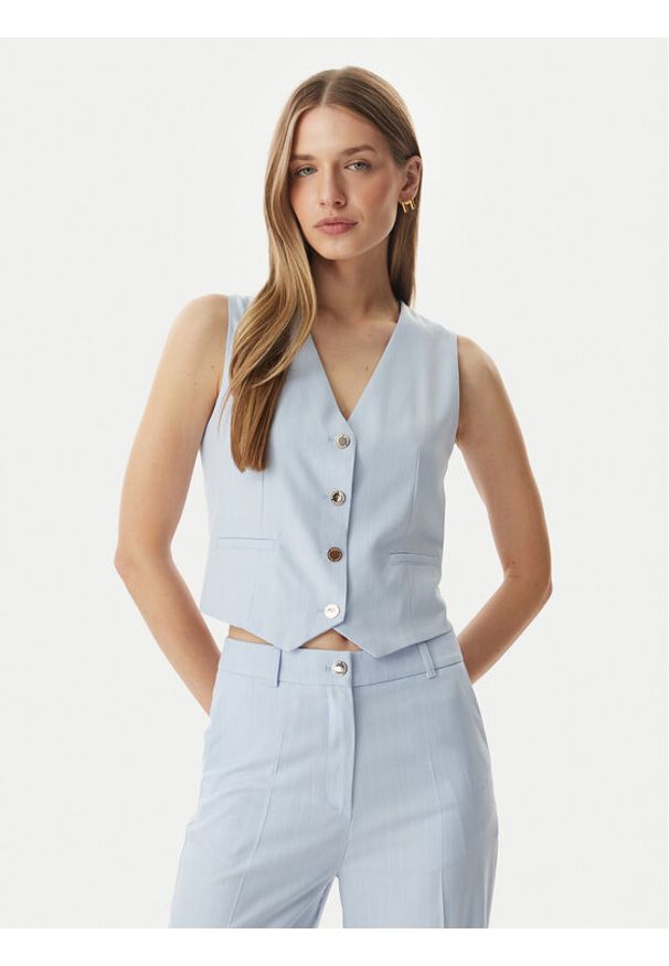 Morgan Kamizelka 261-CALCI.F Niebieski jasny Regular Fit. Kolor: niebieski. Materiał: syntetyk
