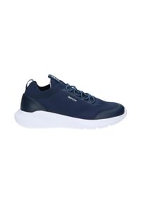 Buty juniorskie Geox Sprintye. Kolor: niebieski. Materiał: tkanina