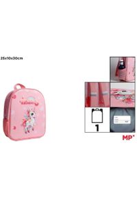 Kids Euroswan - Plecak jednokomorowy Jednorożec różowy 25x10x30cm. Kolor: różowy