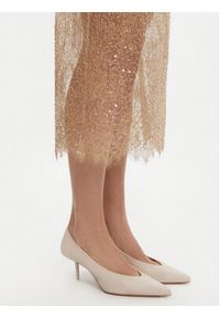 Herskind Spódnica midi 5575209 Beżowy Regular Fit. Kolor: beżowy. Materiał: syntetyk #4