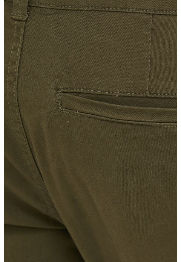 Only & Sons Spodnie męskie kolor zielony w fasonie chinos. Kolor: zielony. Materiał: tkanina. Wzór: gładki