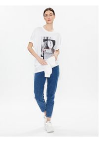 Calvin Klein T-Shirt Photo Print Graphic K20K204995 Biały Relaxed Fit. Kolor: biały. Materiał: bawełna. Wzór: nadruk #5