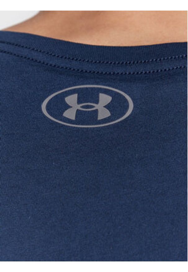Under Armour T-Shirt Ua Sportstyle 1326799 Granatowy Loose Fit. Kolor: niebieski. Materiał: syntetyk