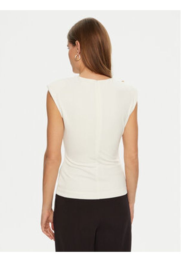 Marciano Guess Bluzka 5RGP07 6263A Écru Regular Fit. Materiał: syntetyk