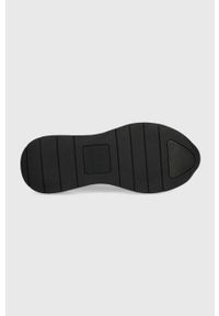 Armani Exchange sneakersy XDX064.XV410.K711 kolor szary. Zapięcie: sznurówki. Kolor: szary. Materiał: guma. Obcas: na platformie #4