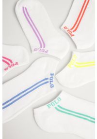 Polo Ralph Lauren - Skarpetki (5-pack). Kolor: biały