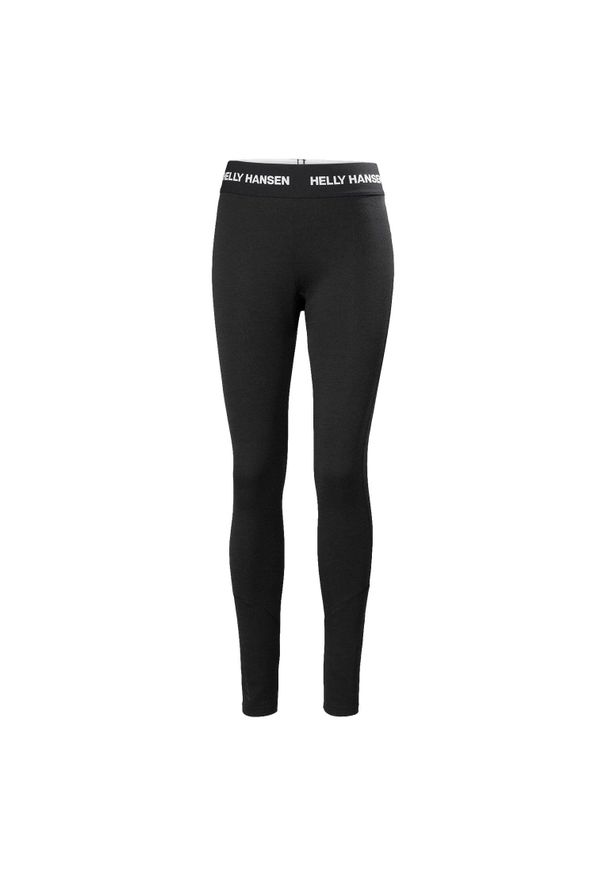 Legginsy damskie Helly Hansen Lifa Merino Midweight. Kolor: czarny. Sezon: lato. Sport: turystyka piesza