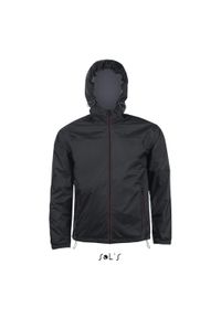 SOL'S - Windbreaker Sol's Skate. Kolor: szary, wielokolorowy, czarny. Styl: elegancki #1