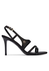 Just Cavalli Sandały 80RA3S27 ZSE44 Czarny. Kolor: czarny. Materiał: materiał #1