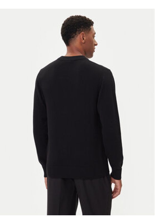 Karl Lagerfeld Jeans Sweter A4M18033 Czarny Regular Fit. Kolor: czarny. Materiał: bawełna