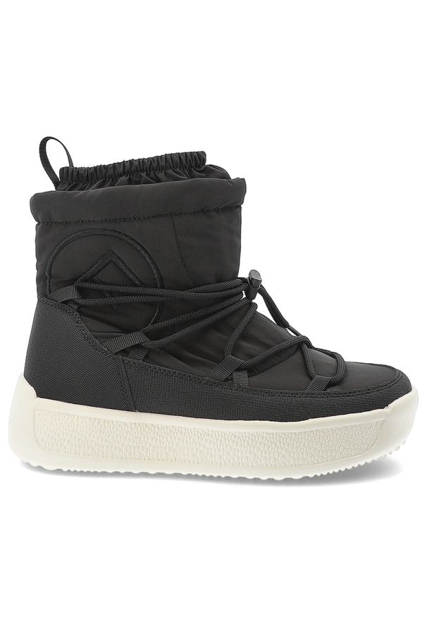 Czarne Śniegowce Filippo Ciepłe Buty Damskie Na Platformie. Kolor: czarny. Obcas: na platformie