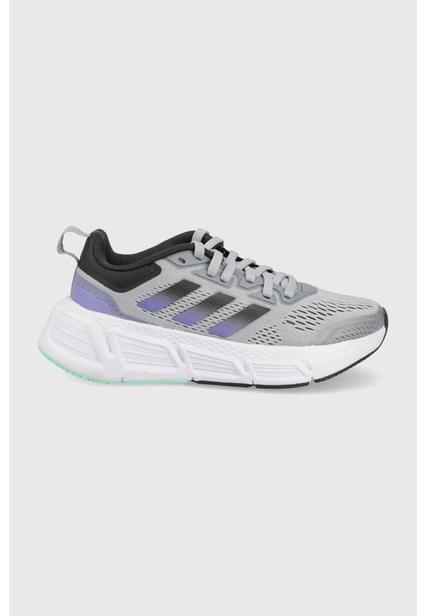 Adidas - adidas buty do biegania Questar GZ0608 kolor szary. Zapięcie: sznurówki. Kolor: szary. Materiał: materiał, guma. Szerokość cholewki: normalna
