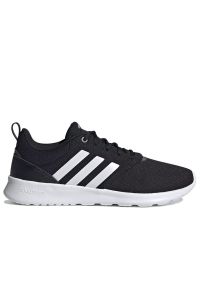 Adidas - Buty adidas QT Racer 2.0 GX5672 - czarne. Okazja: na co dzień. Zapięcie: pasek. Kolor: czarny. Materiał: guma, materiał. Szerokość cholewki: normalna. Wzór: paski, aplikacja. Model: Adidas Racer. Sport: bieganie