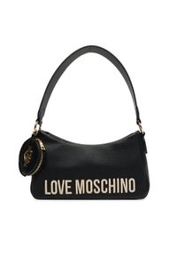 Love Moschino - LOVE MOSCHINO Torebka JC4104PP1NLT1000 Czarny. Kolor: czarny. Materiał: skórzane