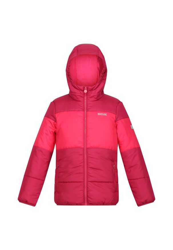 Regatta - Kurtka Dziecięca Lofthouse VII Terrain Print Padded Jacket. Kolor: różowy. Materiał: puch. Wzór: nadruk. Styl: sportowy