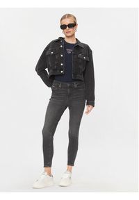 Tommy Jeans Kurtka jeansowa Claire DW0DW16054 Czarny Regular Fit. Kolor: czarny. Materiał: bawełna #3