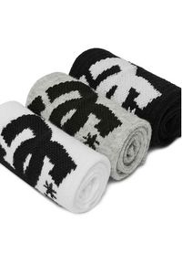 DC Zestaw 3 par wysokich skarpet unisex AS_DC_02W_SS25 (3-PACK) Biały. Kolor: biały. Materiał: materiał, bawełna #3